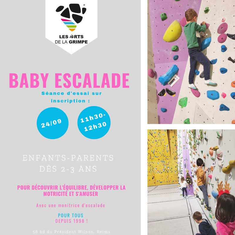 seance decouverte escalade pour les tout petits